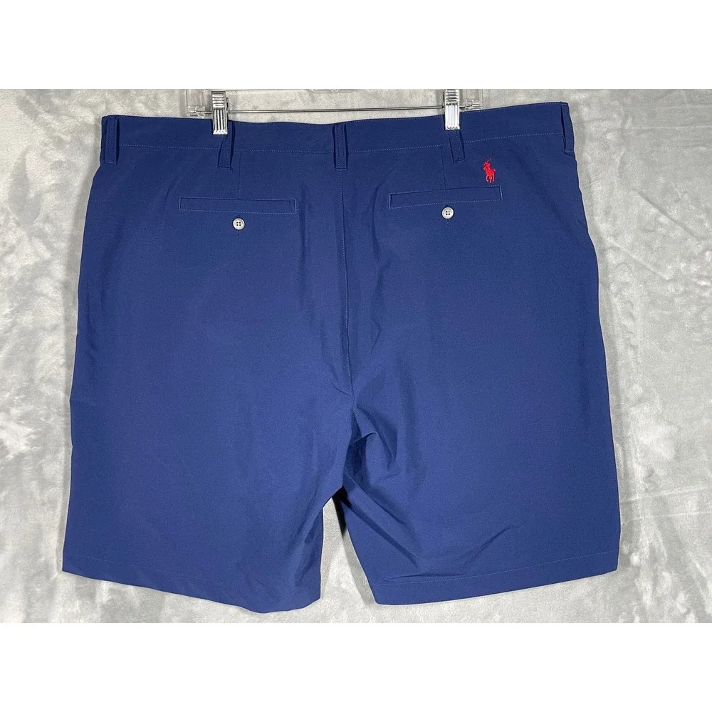 Polo Ralph Lauren Mens Navy Blue Performance Golf Shorts 42T Stretch Pony NWOT